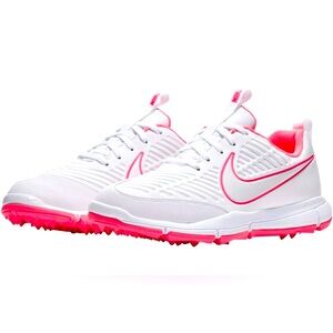 White/Sunset Pulse Style: Women's Nike Golf Shoes